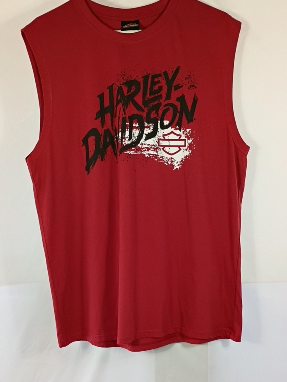 EUC Harley-Davidson Red Sleeveless Tank Beach Shack Panama City Beach Fl Size XL